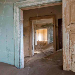 Misha Tuvin, "Everybody is Gone Now", Kolmanskop, Namibia 2017, Framed 16"X20", $90