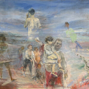 People of July, Olga Porter, 32”x 36” oil $3500