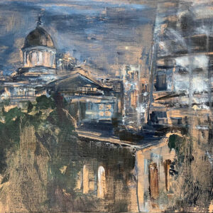 Old Harris County Courthouse , Olga Porter, 16”x 20” oil 
$900
