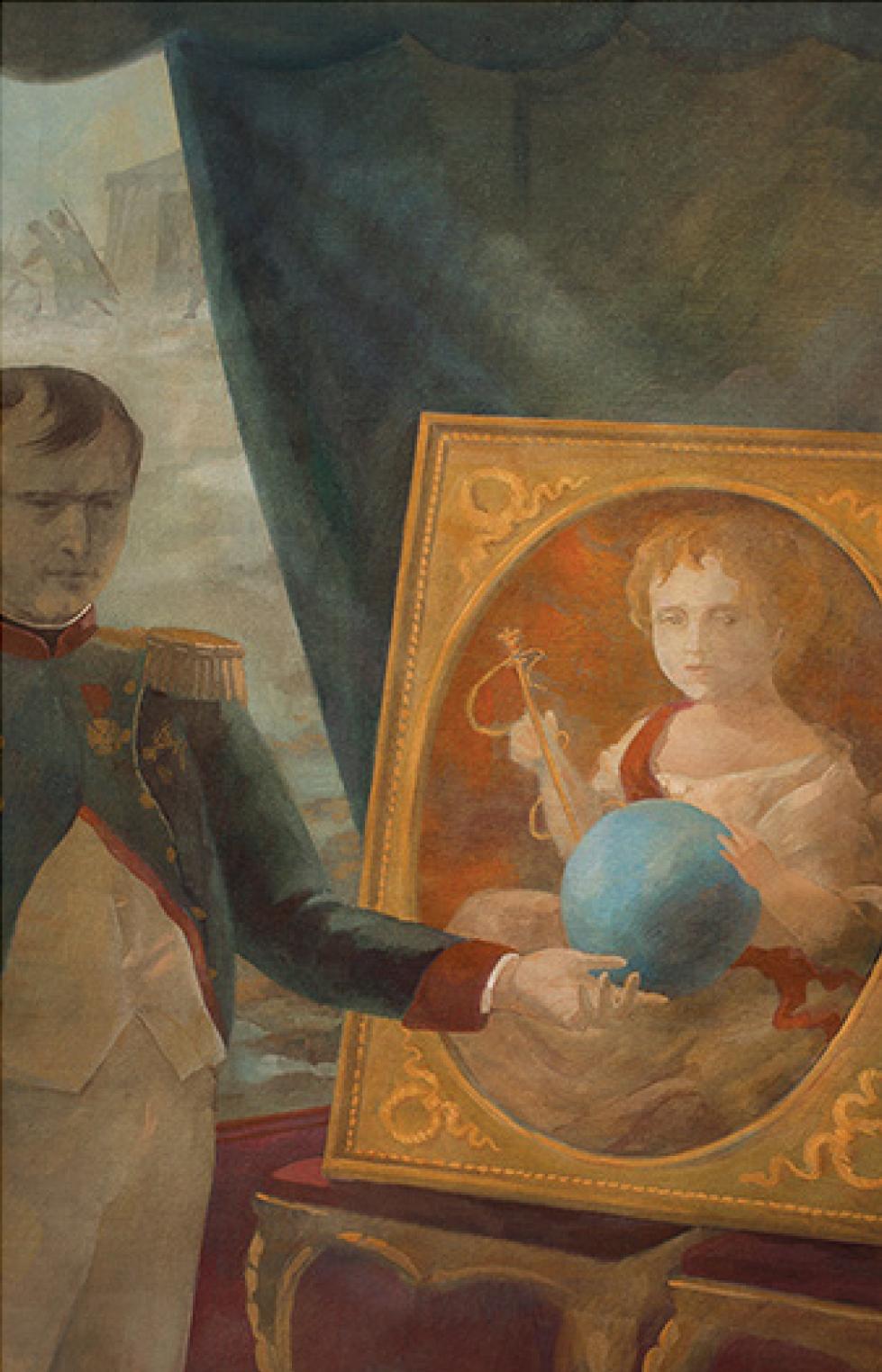 Napoleon and Portrait, Igor Karash, Original paintings, Gouache on Fabriano paper are available per special request; Print, 13.75"x21.5", Signed by Author, $175