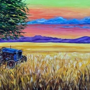 The Harvest is Ready, acrylic, canvas, 24x30, $540