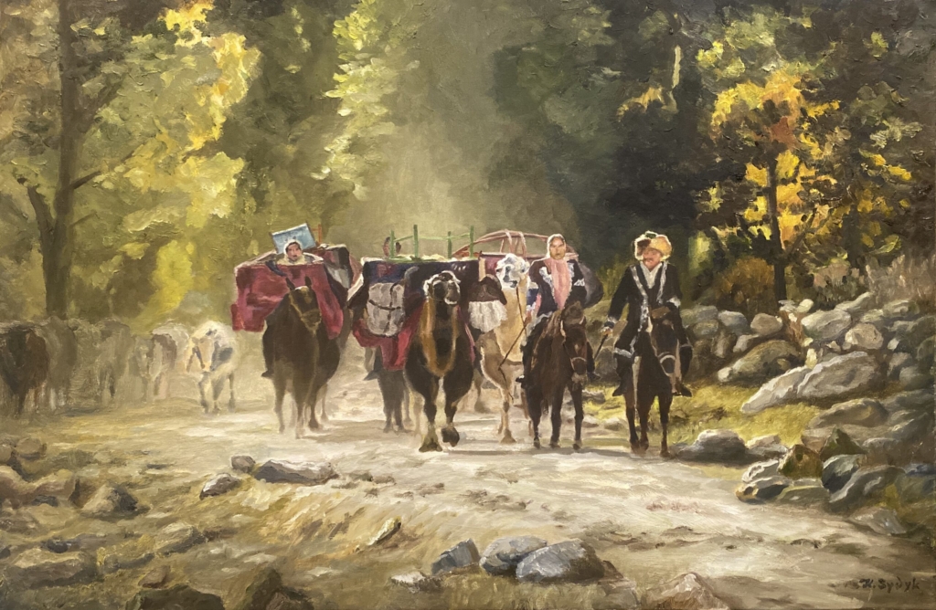 Nomad Trail, oil on canvas, 24xx36_, $850